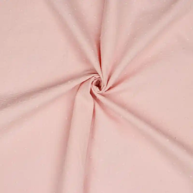 Tessuto plumeties cotone rosa | Disponibile subito