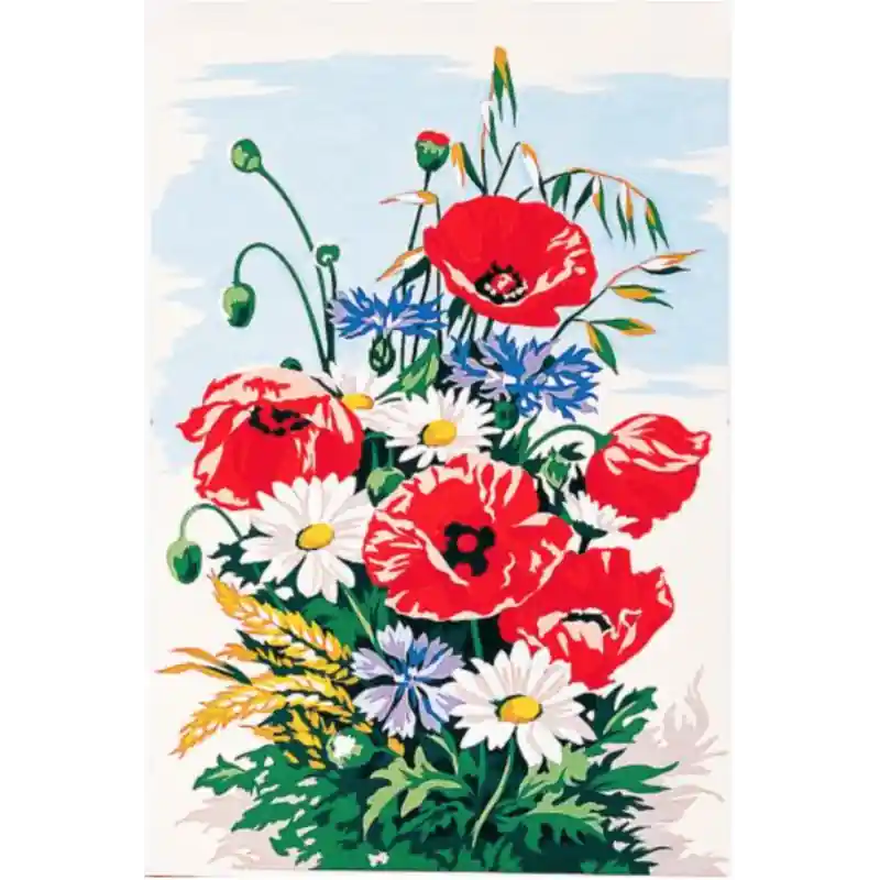 Tela mezzo punto bouquet di campo - Qualità professionale