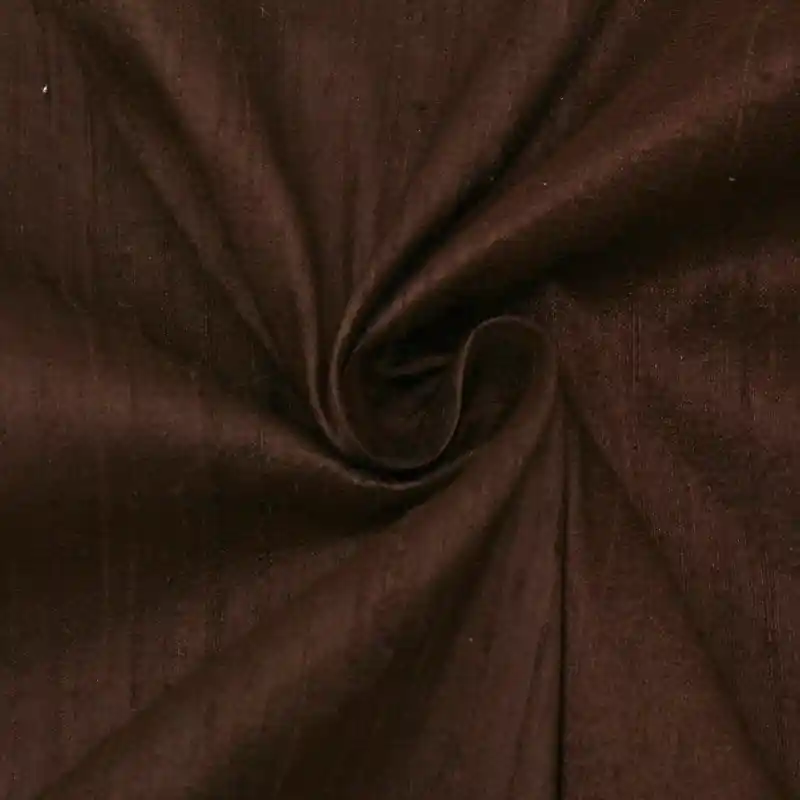 Shantung seta marrone | Occasione