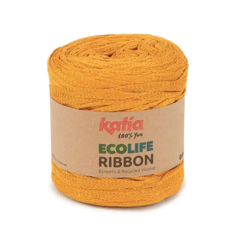 Acquista online - Filato Ecolife ribbon Katia - senape