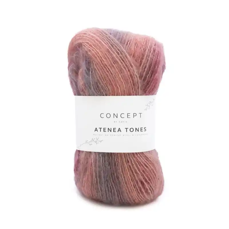 Consegna rapida | Filato Atenea Tones 205 Corallo-Rosso-Cammello
