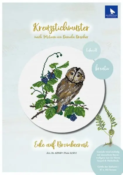 Eule auf Brombeerast - Prezzo basso