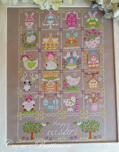 Acquista dal produttore | Shabby Easter Calendar