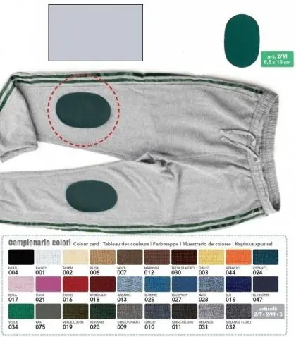 Toppe Termoadesive Olimpic, taglia piccola - Grigio melange - Grande sconto
