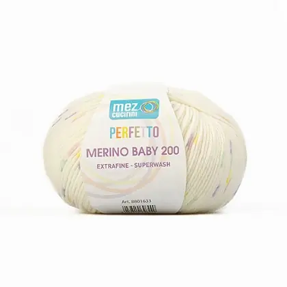 Ultime unità - Perfetto Merino Baby 200 - S0500 - Bianco Confetto