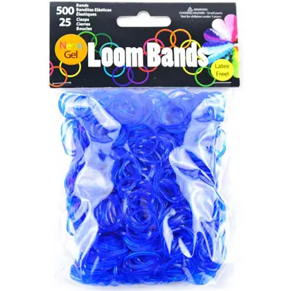 Loom bands - Neon Gel Blu scuro - Nuovo lancio