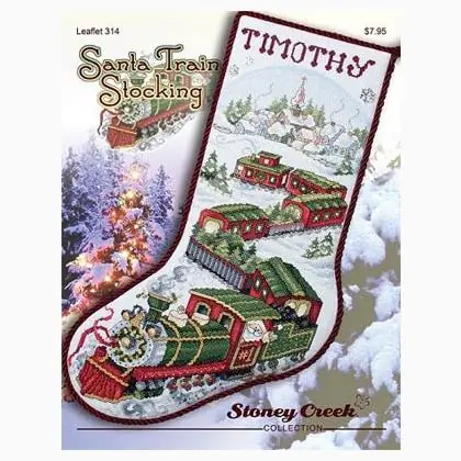 Premium | Santa Train Stocking