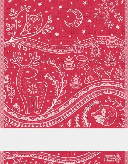 Asciugapiatti - Incanto - Rosso Lurex | Acquisto sicuro