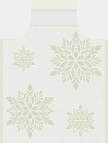 Offerta del giorno - Grembiule Vik Lurex - Verde / Oro