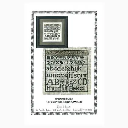 Hannah Baker 1803 Sampler | Solo pochi pezzi