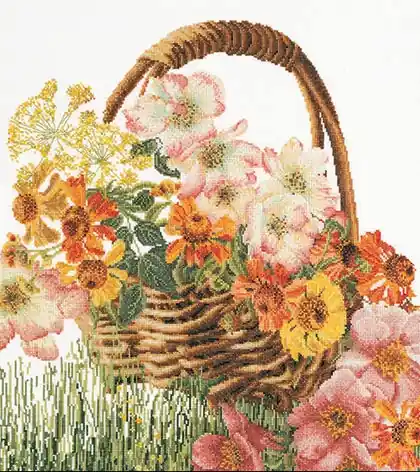 Qualità premium | Flower Basket - bianco