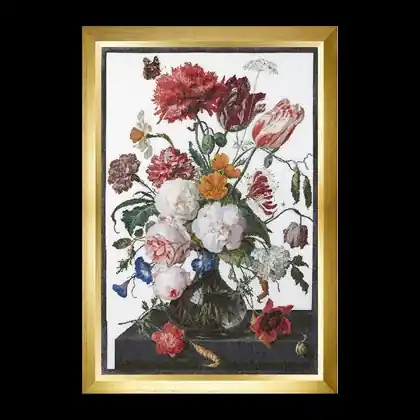 Pagamento sicuro | Still Life with Flowers in a Glass Vase, 1650-1683 - Aida