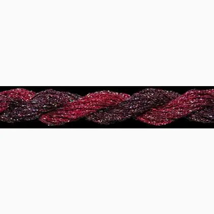 ThreadworX Hand Overdyed Metallic 8 - 711302 - Burgundy Wine - Sconto
