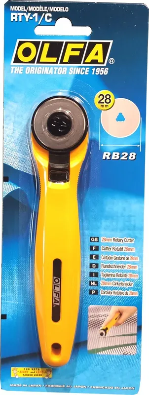 Taglierina rotante 28 mm OLFA - Sconto