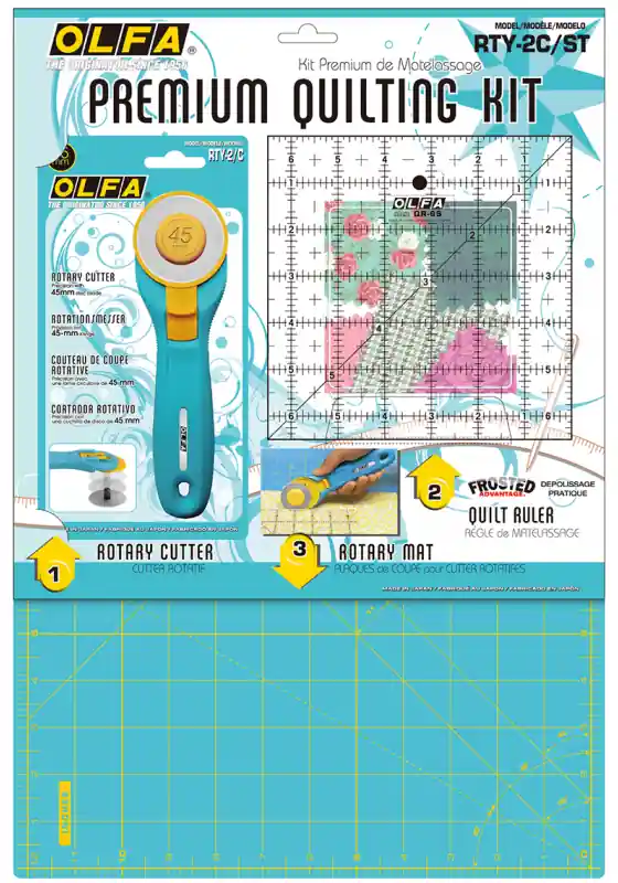 Solo questa settimana - Set accessori per cucito creativo "Premium Quilting kit" Olfa