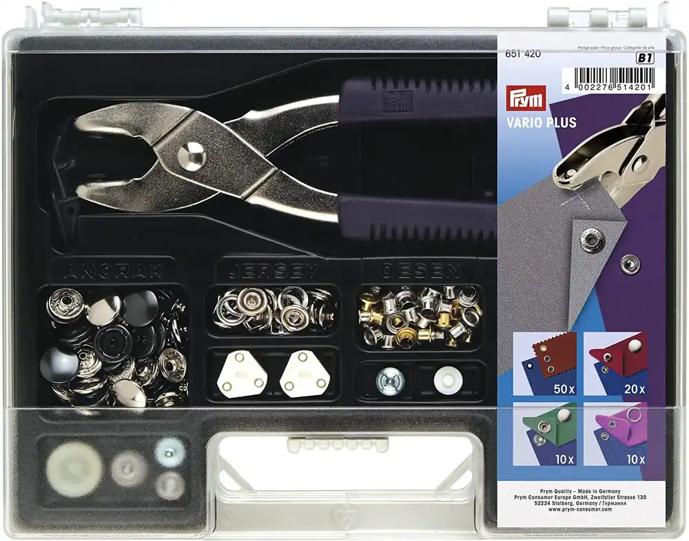Sconto extra - Valigetta Prym Vario Plus - Kit per applicazione bottoni automatici