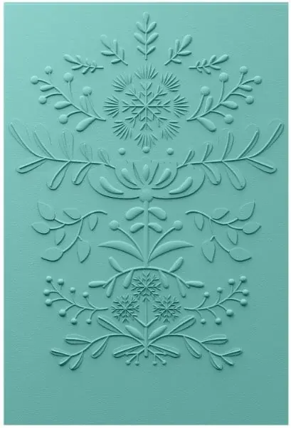 Prezzo conveniente | Fustella Sizzix Embossing Textured Impression 3D "Periodo natalizio - 666732