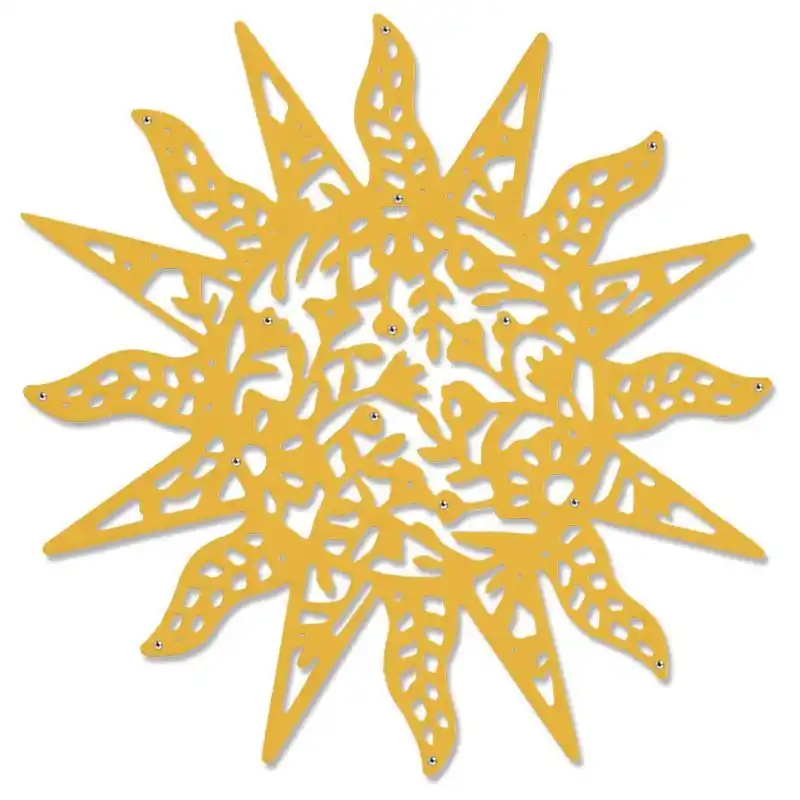 Prezzo promozionale | Fustella Sizzix Thinlits "Sole intricato" - 663417