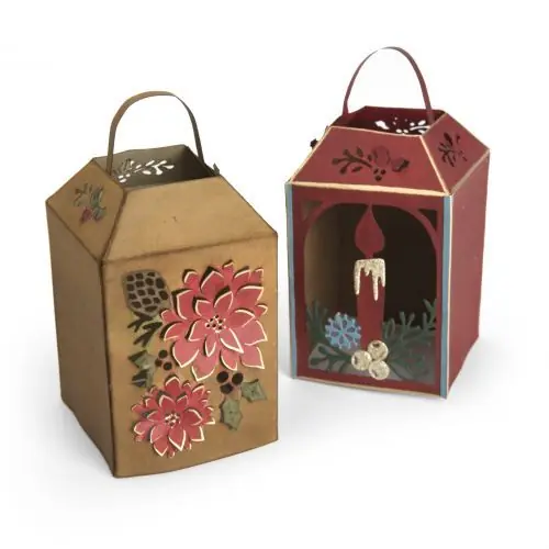 Compra oggi - Fustella Sizzix Thinlits "Lanterna di Natale" - 662283
