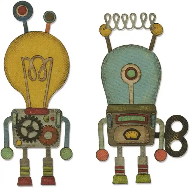 Fustella Sizzix Thinlits "Robitico" - 664162 - Non lasciartelo sfuggire