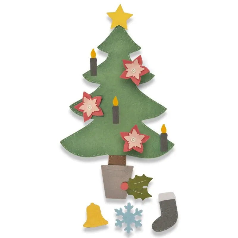 Fustella Sizzix Bigz Plus "Albero di Natale 2" - 662969 - Prezzo d'offerta