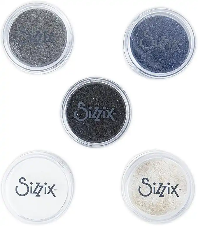 Bestseller - Set polvere opaca per Embossing Sizzix - Colori neutri 665843