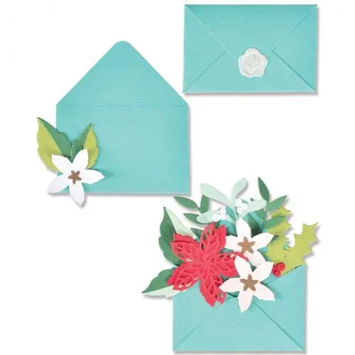Fustella Sizzix Thinlits "Busta festiva" - 665946 - Molto richiesto