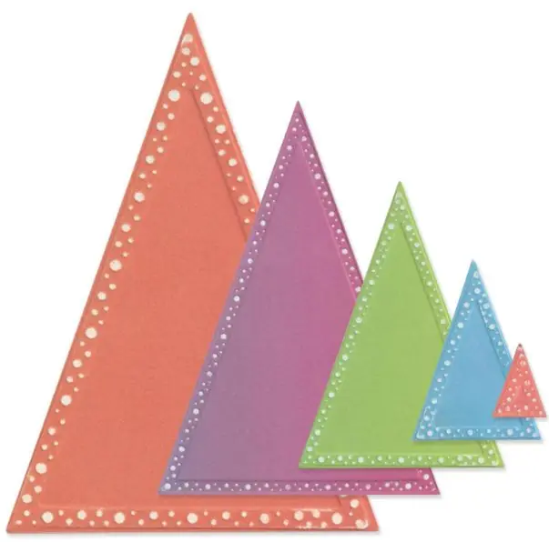 Fustella Sizzix Framelits "Patti‘s triangoli perfetti" - 666699 - Direttamente dal produttore