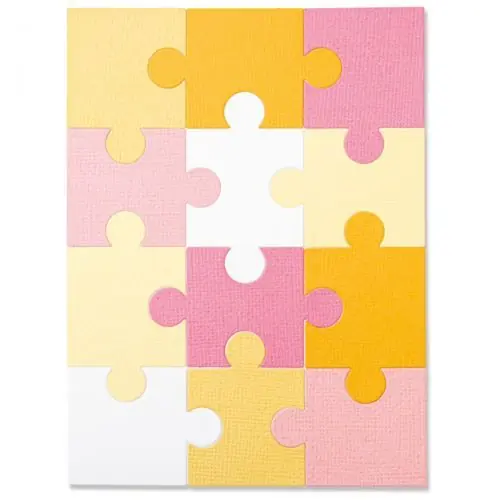 Fustella Sizzix Thinlits "Puzzle" - 665887 - Scelta dei clienti