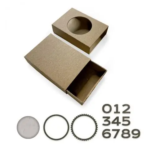 Fustella Sizzix Bigz L / Thinlits "Scatola di fiammiferi" - 665439 - Scelta dei clienti