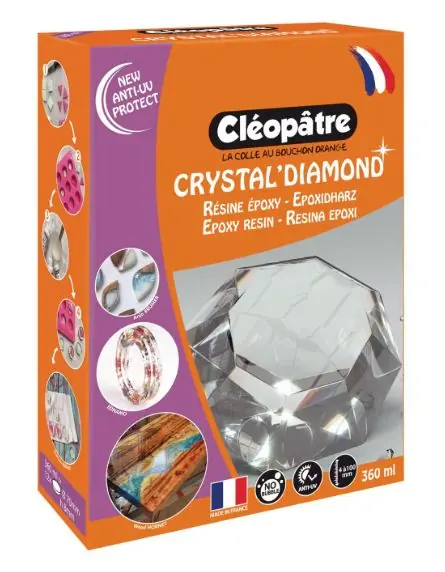 Resina epossidica trasparente per inclusione "Crystal Diamond" Cleopatre - Reso gratuito