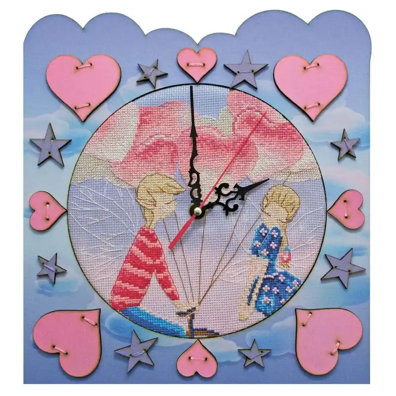 Di tendenza - “Orologio. Tempo d’amore”. Kit creatività ricamo punto croce